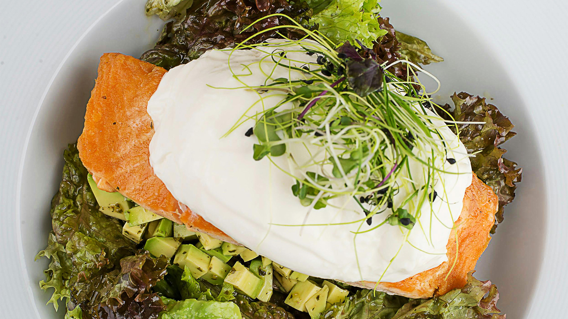 Salmon Salad with Lemon Vinaigrette